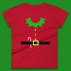 Christmas Elf Costume Womens T Shirt Mens Tops Tees Unisex Christmas Candy Top