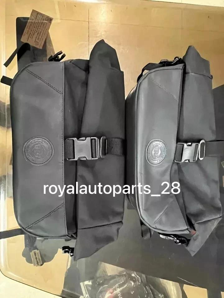 

Black & Tan Soft Pannier Bags Pair Fit For Royal Enfield Gt & Interceptor 650