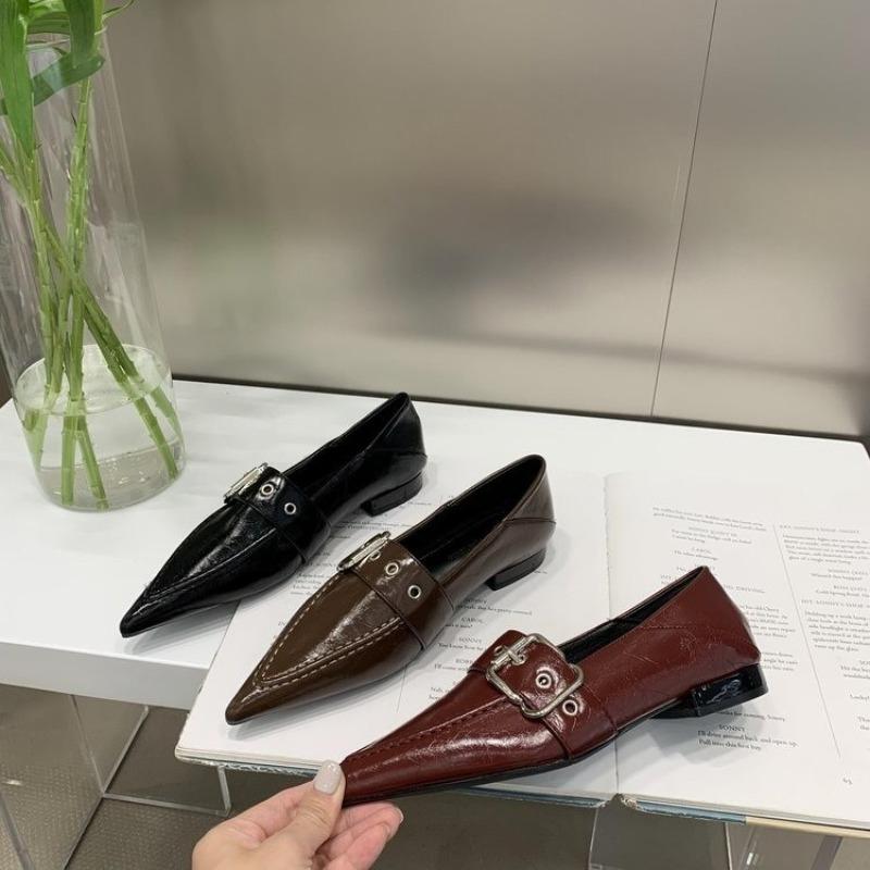 Fashion Fashion High Heels for Women New High Quality Square Toe Zipper Low Heel Leather Shoes Casual Trend Hot Selling Women's Shoes