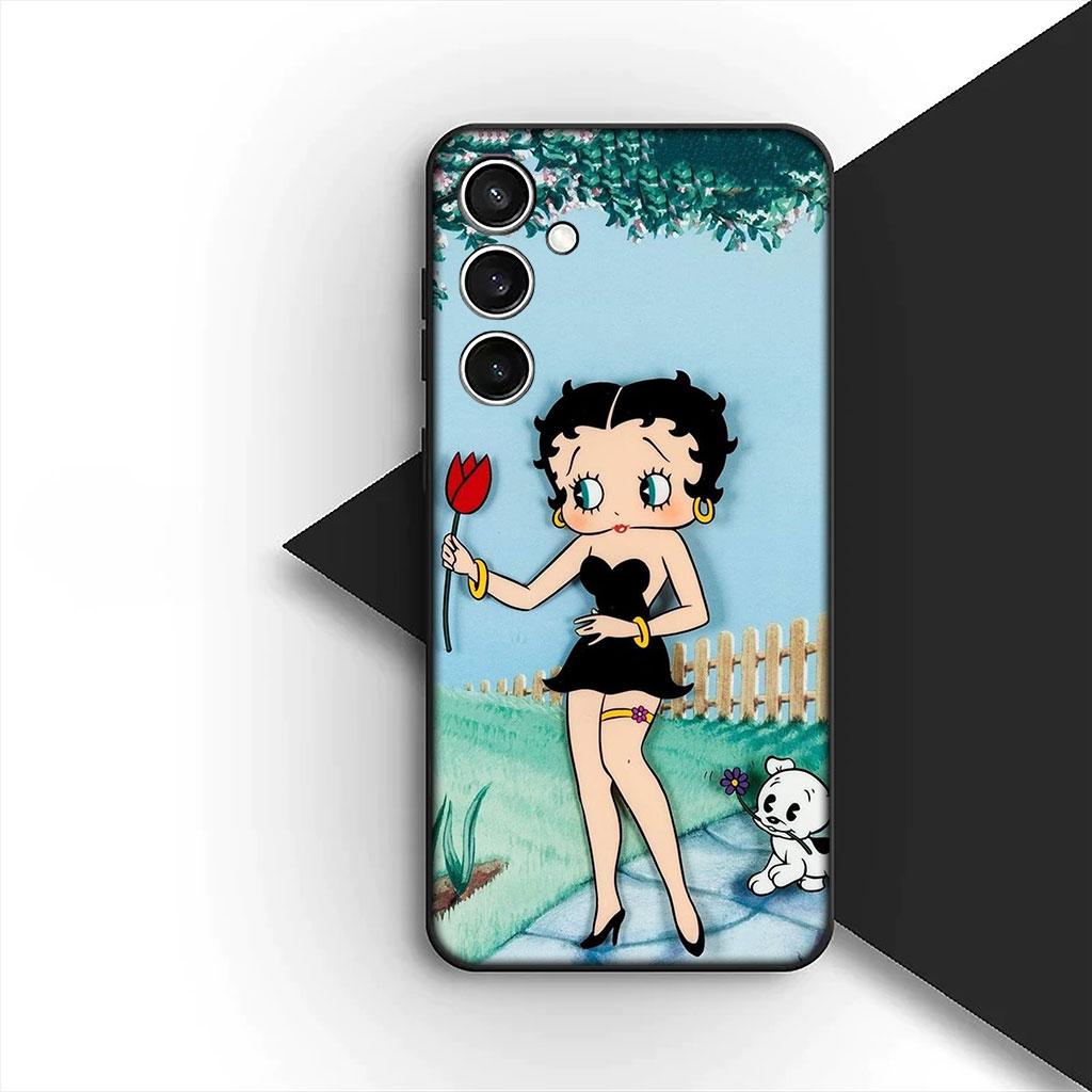 Anime B-Bettys Lovely B-Boops Phone Cover Soft Case for Xiaomi Redmi 15 15C A4 A5 9A 9C NFC Note 9 8 9T 5G Casing