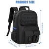 Storage Bag Tool Backpack Heavy Duty Hard Bottom with Multiple Pockets Work Tool Backpack for Technician Electrician Carpenter