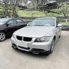 For BMW 3 Series E90 2005-2008 320i 325i MP Style High Quality ABS Car Front Lip Spoiler Body Kit Glossy Black Carbon Fiber Look