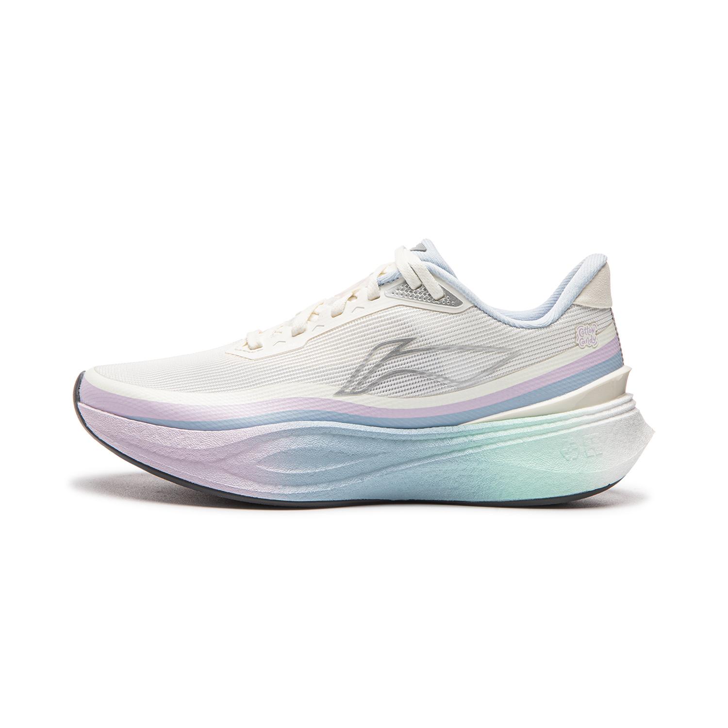 Li Ning Chasing The Wind 2 Low top Casual Running Shoes Women s Ivory ARPW012-11 38