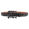 Cinto Hip-hop Preto Europeu e Americano Caveira Grande Personalidade Tendência Masculino Jeans Versátil Cinto de Alta Qualidade