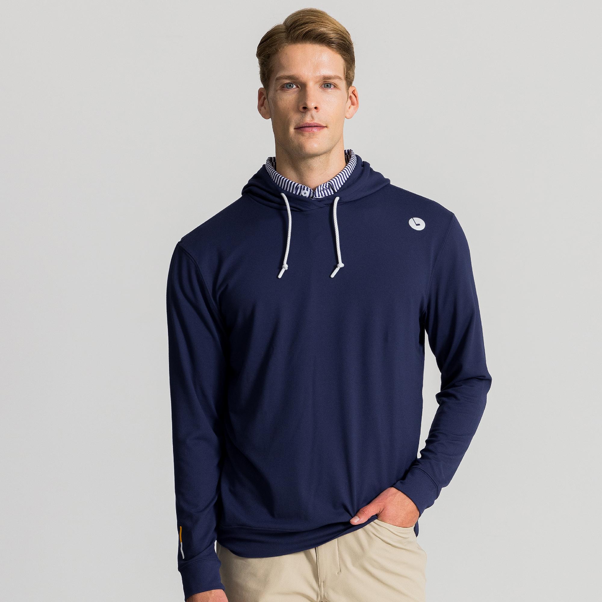 Rorong Navy Functional Hoodie L