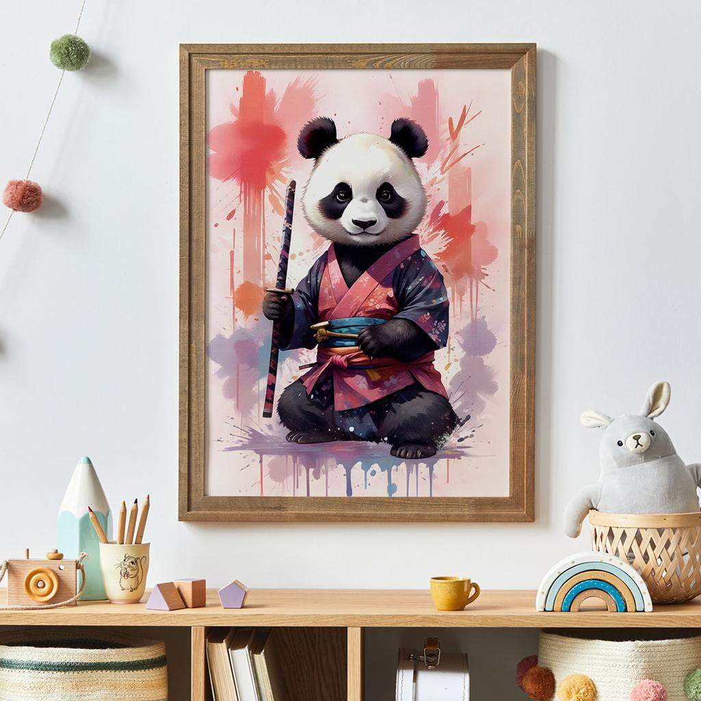 Poster for Children Panda Kung Fu