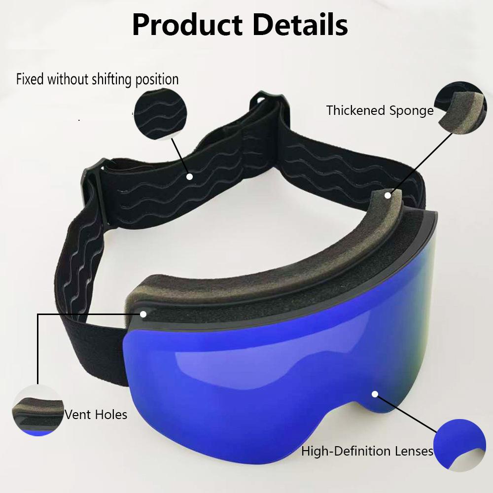 Best-selling ski goggles, anti-fog adult ski goggles, double-layer anti-fog snow goggles for men and women