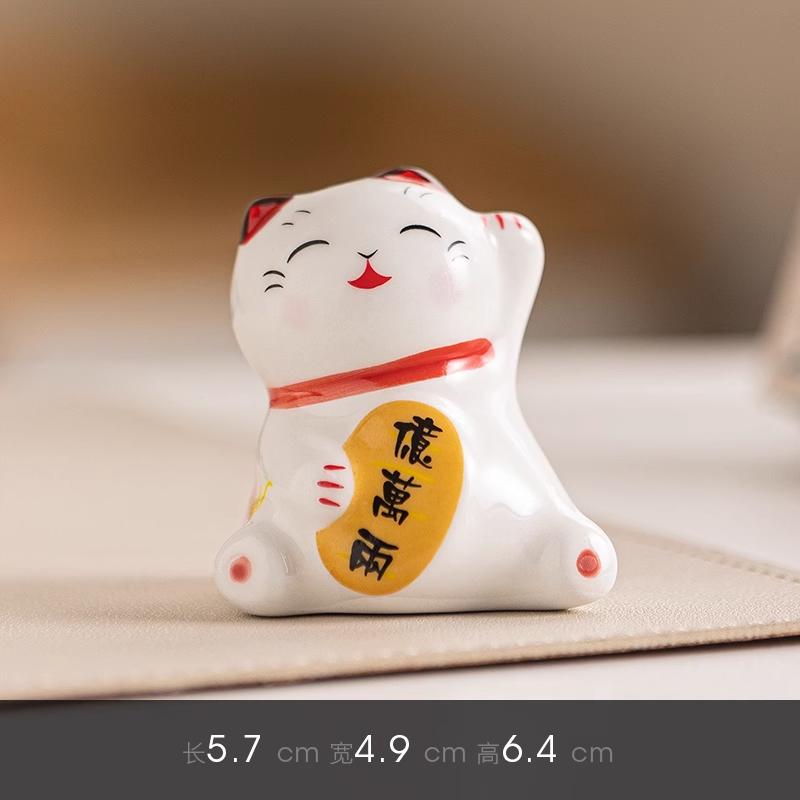 

Ceramic Lucky Cat Small Home Furnishings Store Cashier Desk Office Desk Creative Crafts Birthday Gifts