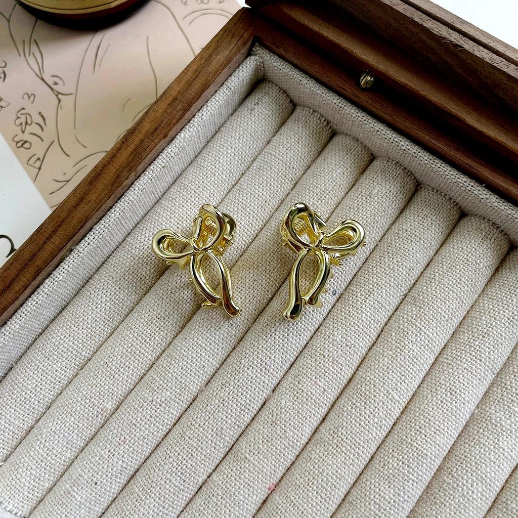 2-4pcs Mini Small Bow Hair Clip for Women Girl Cute Metal Hair Accessories Broken Hair Bang Claw Side Head Clip Summer Headdress