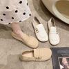 Internet Celebrity Doudou Shoes Women's Autumn 2025 New Thin Two-piece Loafers, Flat Soft Soles, Light and Comfortable Single Shoes