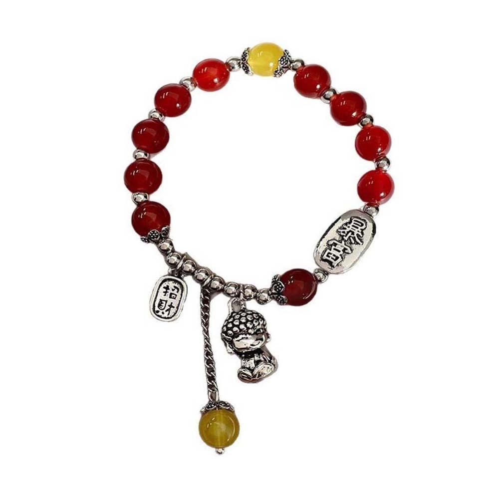 Chinese Style New Year Bangle Blessing Accessories Women s Wrist Jewelry Friends