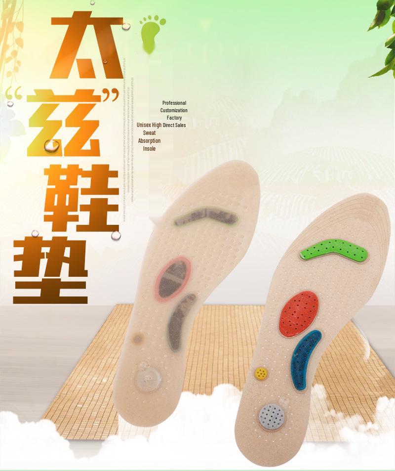Magnetic Mineral Energy Insole with Negative