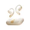 SANSUI W19 Bluetooth Headphones, Bone Conduction Concept, Over-Ear Wireless, Non-In Open-Ear Sports Noise-Cancelling, Beige
