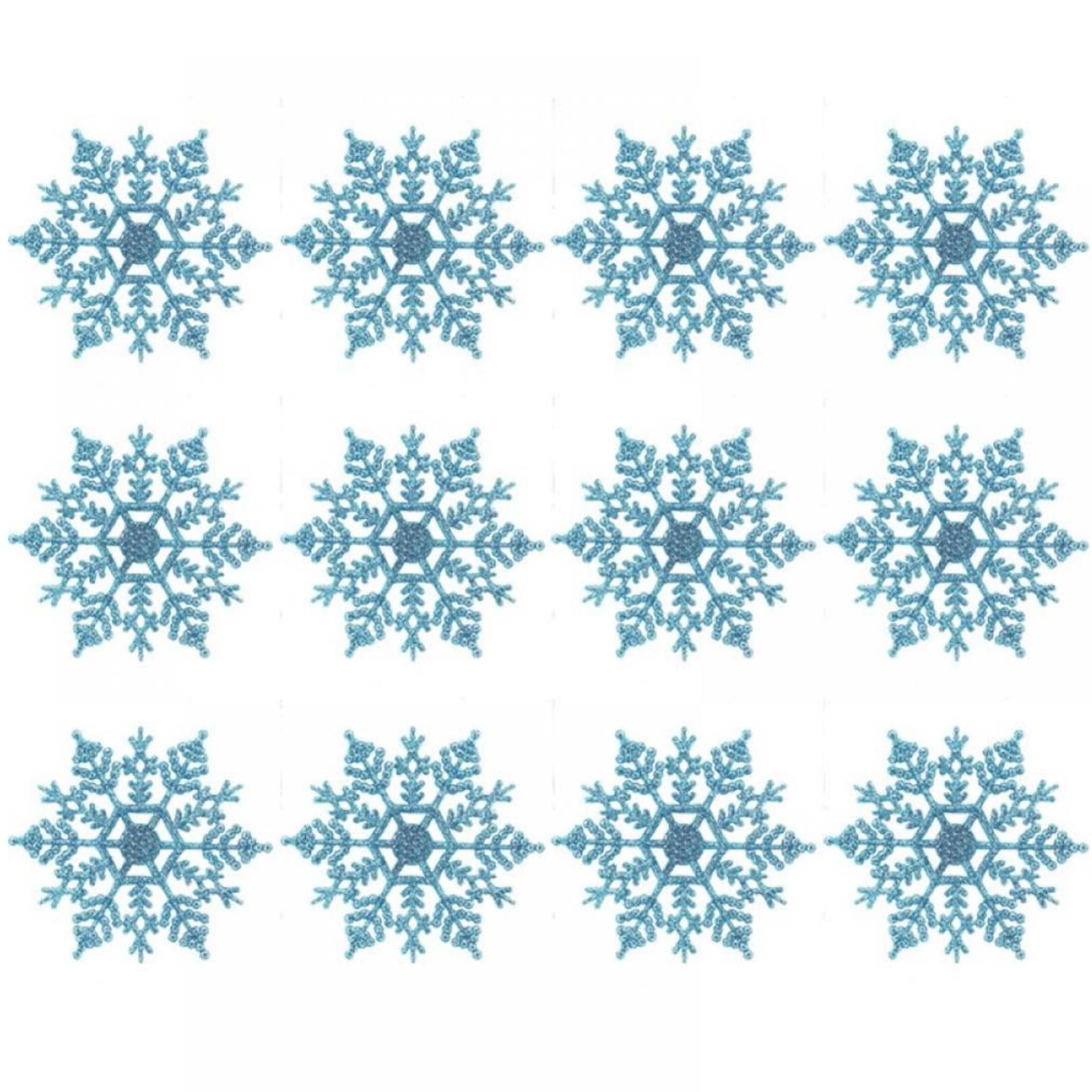 

Різдвяна ялинка, блискуча сніжинка, кулон, золотий порошок, набір різдвяних прикрас, сніжинка One Size синій