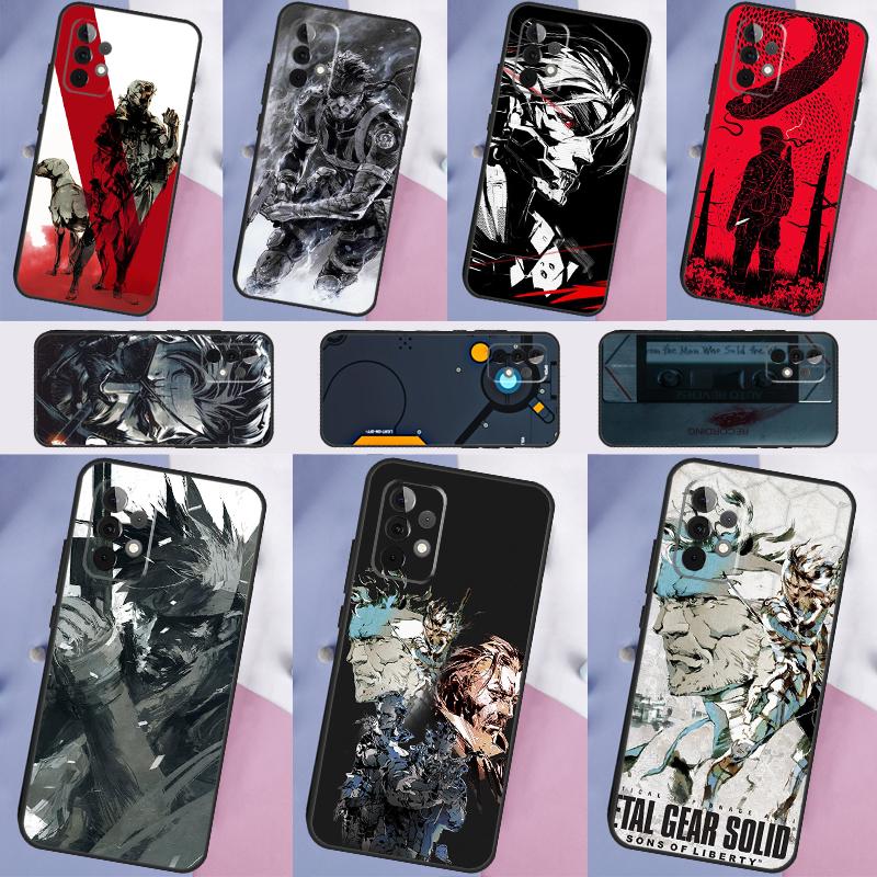 Game Metal Gear Solid Case For Samsung Galaxy A54 A34 A14 A53 A13 A23 A33 A73 A51 A71 A12 A22 A32 A52 A21S Coque