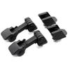 Pair Front Hood Latch Catch & Bracket for Jeep Wrangler TJ 97-06