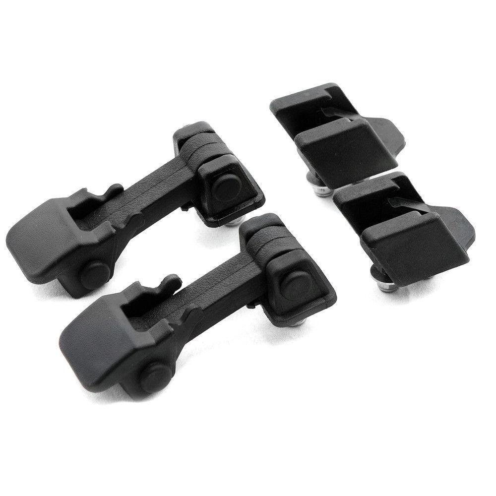 Pair Front Hood Latch Catch & Bracket for Jeep Wrangler TJ 97-06