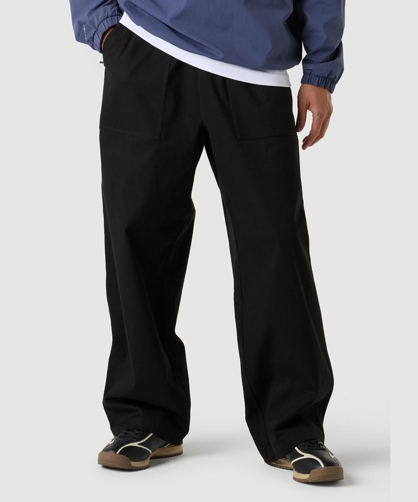 UMBRO Cotton Twill Fatigue Pants Black (Uq321Cpt96) (A Type)