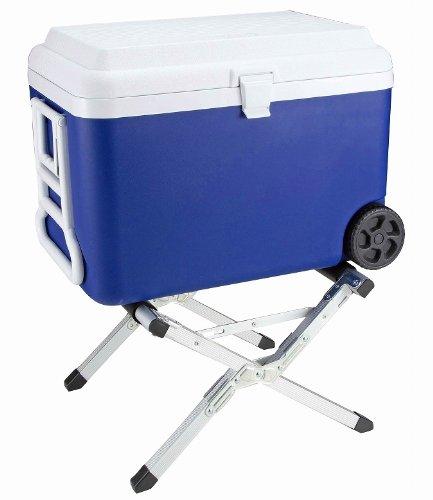 Captain Stag UE-51 Aluminum Cooler Box Stand, Compact Storage