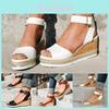 Elegant Women's Ankle Strap Open Toe Platform Wedges Sandals For Summer Comfort