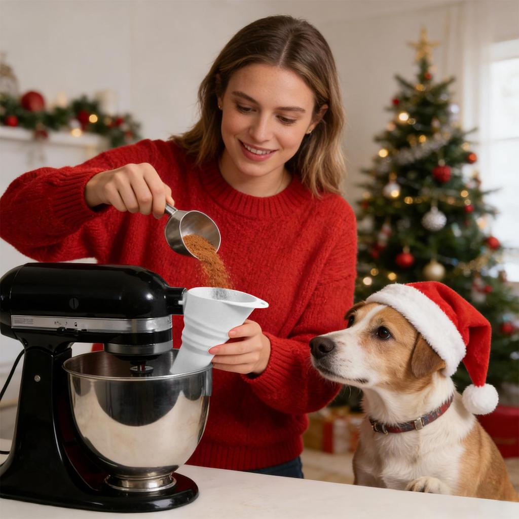 Collapsible Silicone Funnel Foldable Kitchen Funnel for Flour Easy Pour Into Bottles Containers Mess Free Baking Cooking Tools