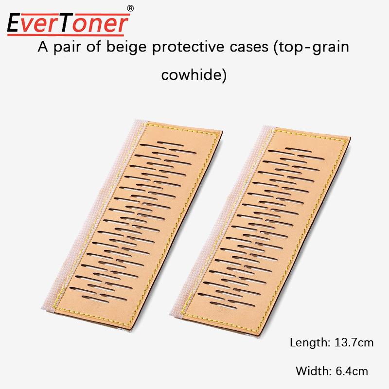 

EverToner Anti-Scratch Anti-Wear Handle Protection Cover Sleeve for L Keepall 25 Bag Vegetable-Tanned Leather Accessory бежевий