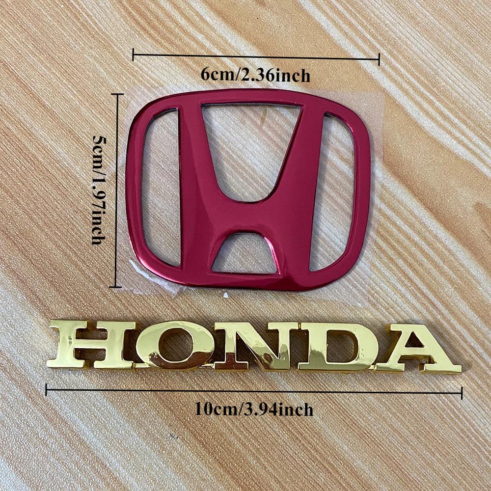 Honda Motorcycle Head Front Windshield Motorcycle Decoration H Letter Logo Electric Vehicle Modification Label Sticker