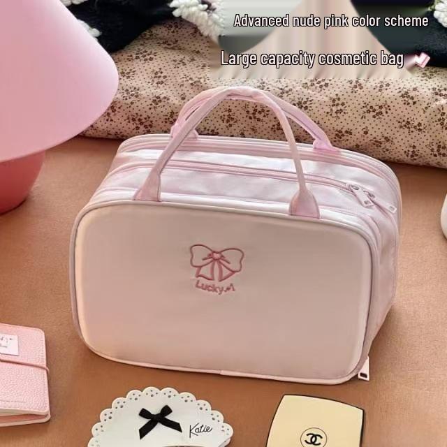 Large Capacity Waterproof Portable Makeup and Toiletry Bag for Women