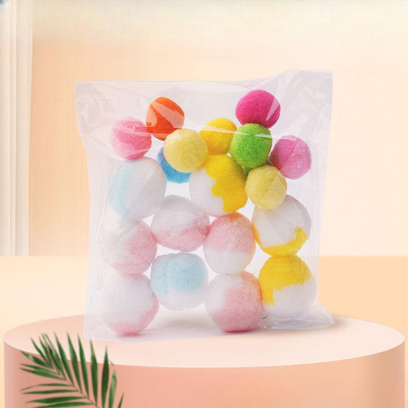 Silent Ball Cat Toy Self Hi Soothing Tool Plush Ball Household Cat Playing Stick Cat Toy Multi Specification Pet Cat Supplies