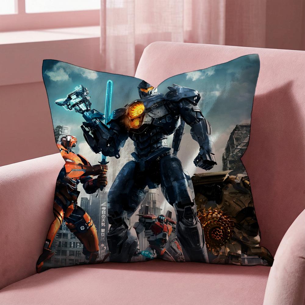 MovieP-PacificS R-RimS Cushion Cover Multi-Scene Pillow Cover for Home & Car - Reversible, Soft & Durable for Daily Use