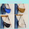 Trendy Women's Shopping Crossbody Bag Oxford Cloth Dumpling Shape Soft Texture