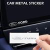 AAAMI1 Metal Emblem Auto Decor Decals Reflective Car Window Wiper Stickers For Fiesta Fusion Mondeo Mustang Ranger Car Accessories