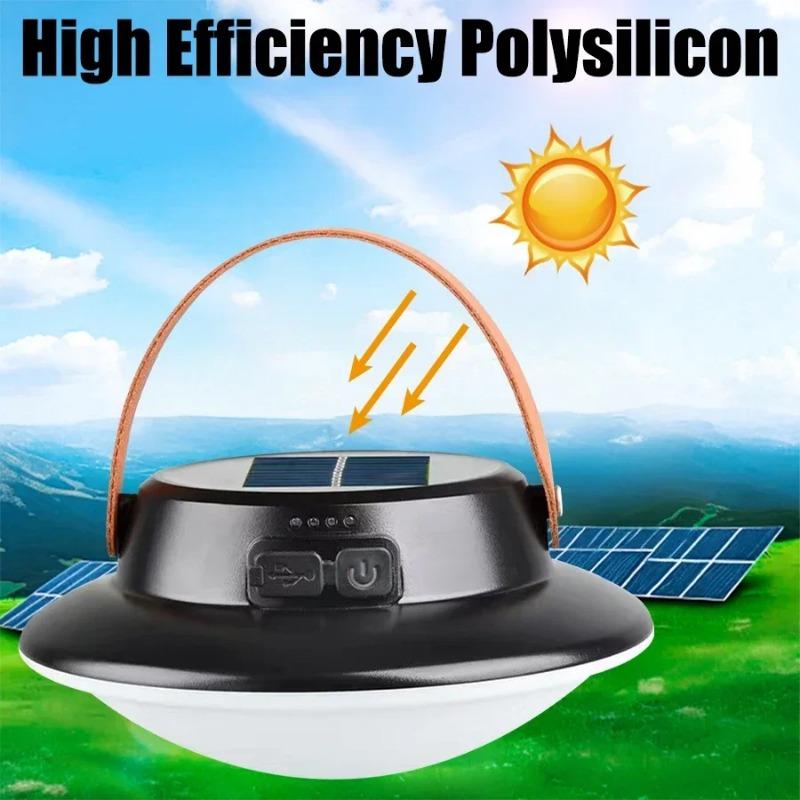 Retro Portable Camping Lantern Waterproof Emergency Light 3 Modes Hanging Tent Lamp Outdoor Hiking Rechargeable Flashlights