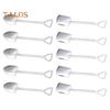 10Pcs Watermelon Spoon Set Stainless Steel Pointed Square Spoons Utensils for Dessert Coffee Yogurt Cake Fruit Ice Cream