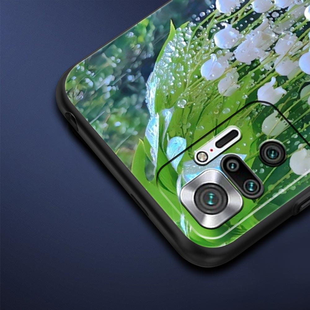 Lily Of The Valley Clear Floral Phone Case Cover for Redmi 14C 10C Note 15 14 13 12 10 11 K40 Pro Plus Soft TPU Shockproof Capas