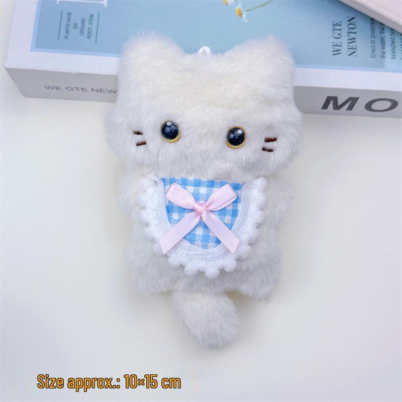 Plush Toy Keychain: Squeaky Bag Charm, Small Doll for Car & Backpack Gift