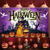 Spooky Decoration Gothic House Halloween Party Banner Photo Prop Material Haunted House Banner For Photo Shoot Costume Party