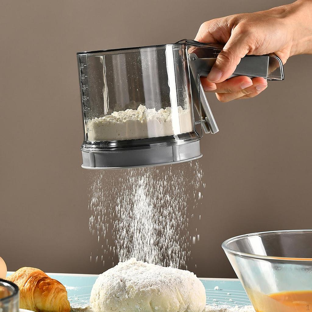 Compact Flour Sifter: Efficient Baking Tool for Precise Ingredients
