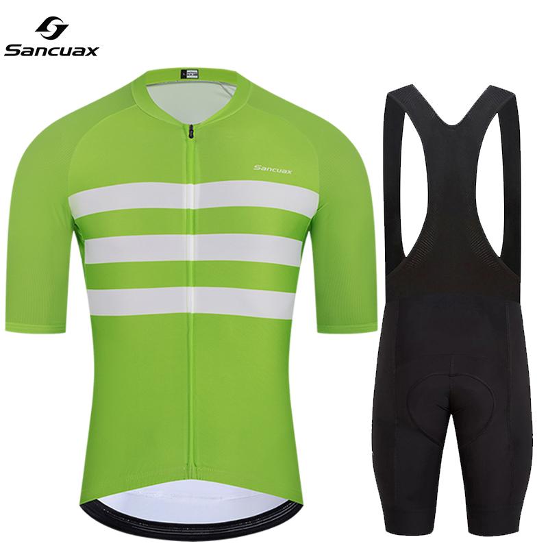 

Sancuax Мужской летний комплект велосипедной майки с коротким рукавом MTB Maillot Ropa Ciclismo Дышащая одежда для шоссейного велосипеда Велосипедные костюмы S