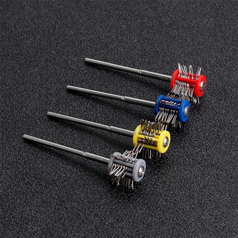 1PCS Professional Polishing Sand Hanging Matte Steel Wire Brush 2.35MM Handle Jewelry Making Tool 0.2mm/0.3mm/0.45mm/0.55mm