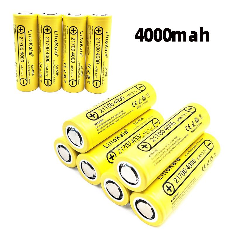 

Lii-40A 21700 Литиевая батарея 4000 мАч Аккумулятор электромобиля 10C Мощность