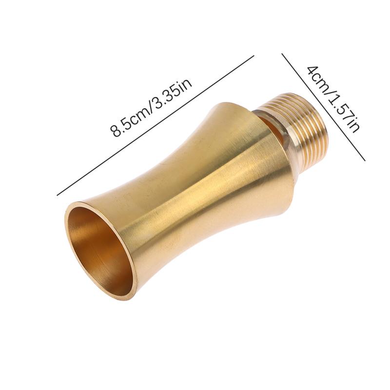 1Pc 1/2" 3/4" Brass Cascade Water Fountain Nozzles Spray Head Pond Garden Decoration Outdoor Water Fountain Nozzles