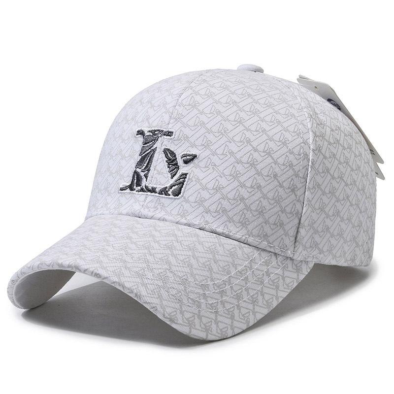 New Baseball Cap Embroidery L Letter Sports Sunscreen Men's and Women's Sun Hats Breathable Versatile Casual Cap