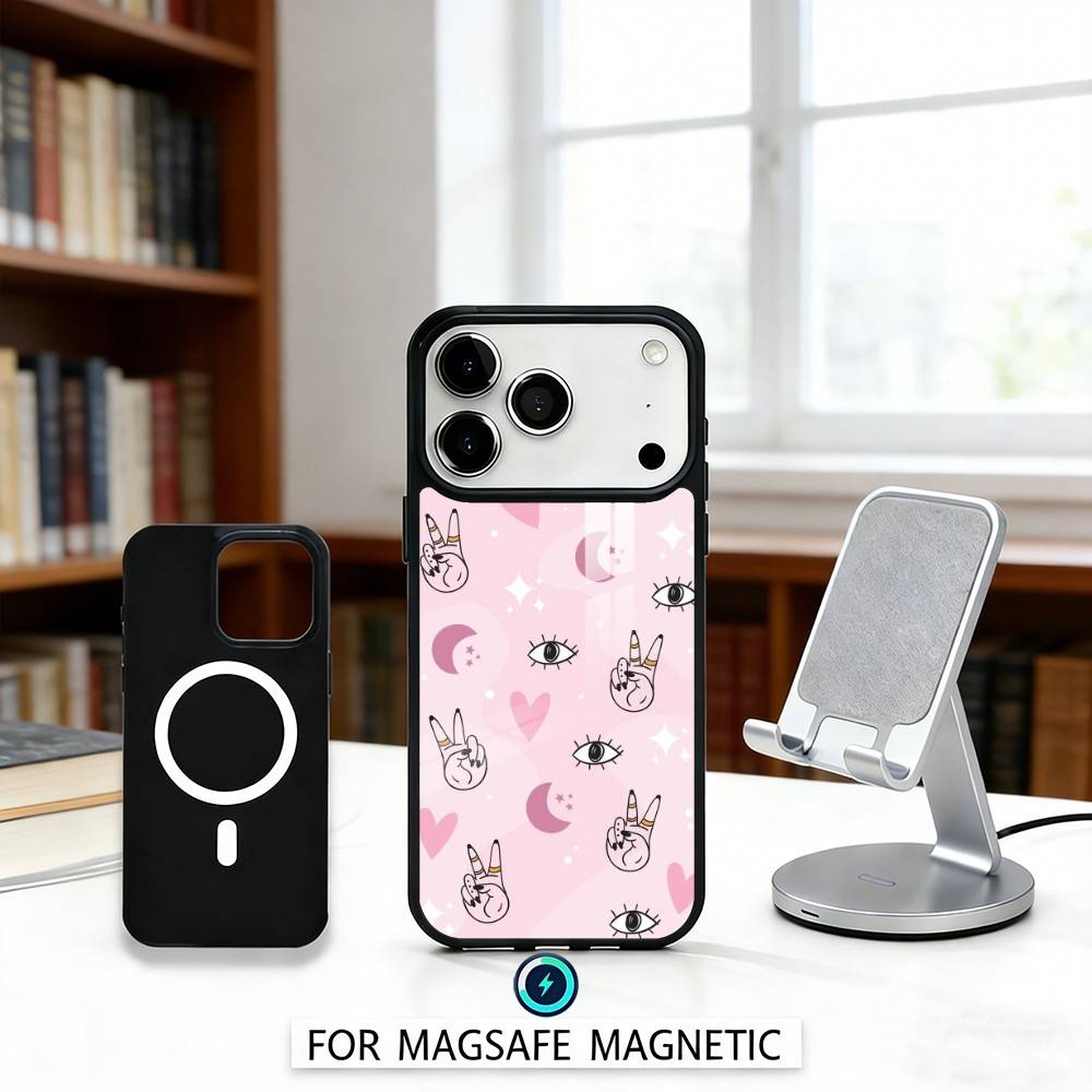 

Чехол для телефона «Сердце Учеников и Крылья» Для iPhone 17,16,15,14,13,12,Pro,Max Для Magsafe Магнитная Беспроводная Зарядка iPhone12PRO