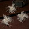 Pearl Feather Hair Clip Side Clip Styling Hairpin New Duckbill Clip  Women
