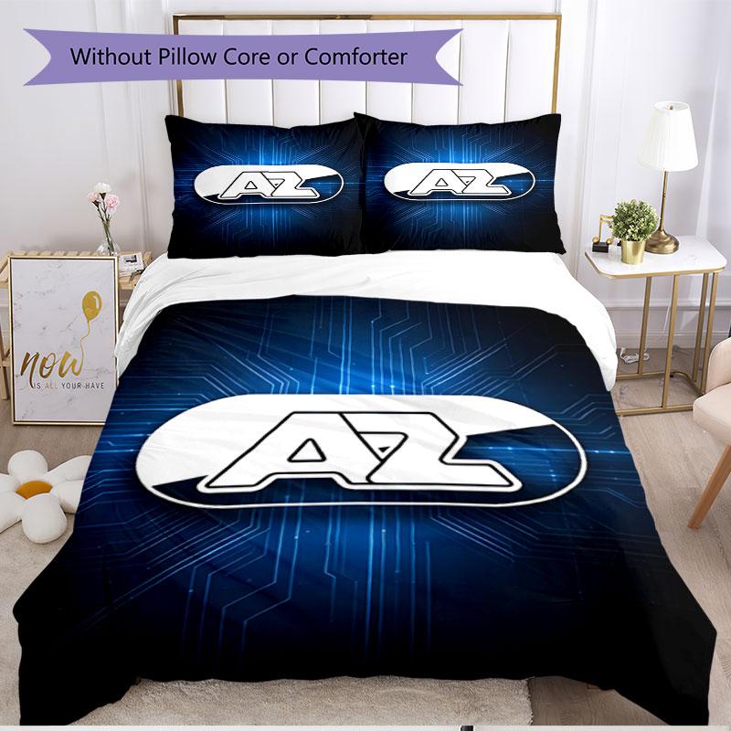 3pcs Duvet Cover Set (1*Duvet Cover + 2*Pillowcase, Without Core), AZ Alkmaar Print Soft All‑Season Bedding Set, Home Bedroom Decor Gift