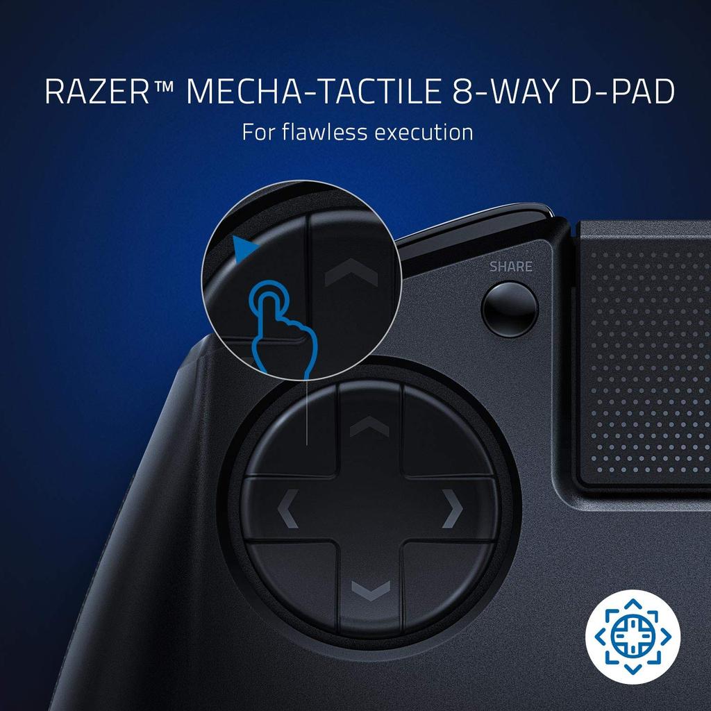 Razer Raion Fightpad for PS4 Controller for Fighting Games Akecon Design Compatible with PS4 PS5 PC Authorized Distributor Guaranteed [Japanese