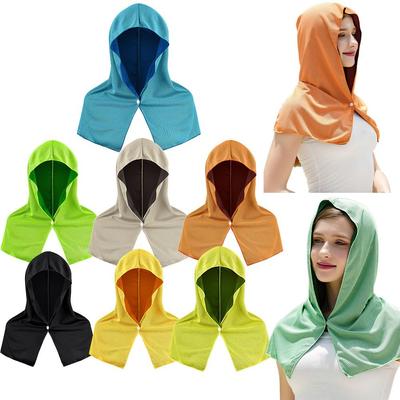 Quick Drying U-shaped Hoodie Beach UPF50+ Sports Towel Cooling Towel  for Cycling Driving