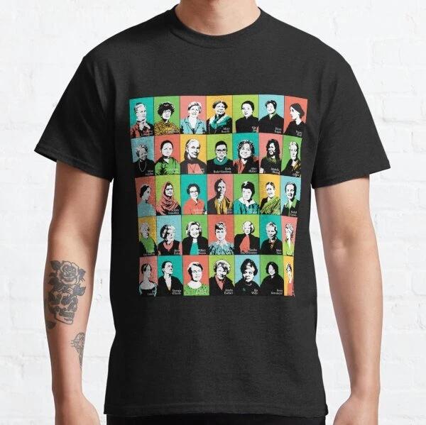 Feminist Icons Retro Vintage Fun Classic T-Shirt S-3XL XL
