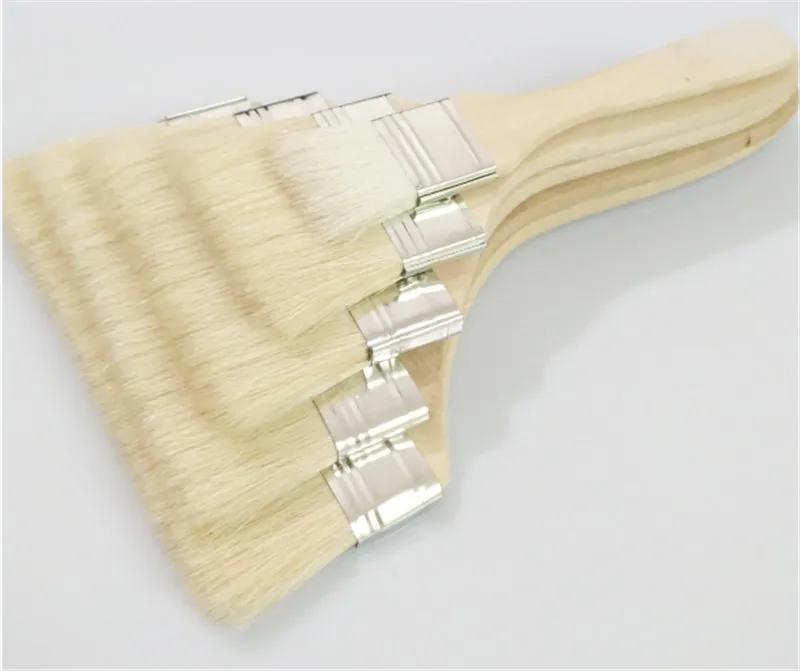 

2Pcs wool Heat Resistant Grill Basting Brushes Oil Brush BBQ Tools Cake meat Pastry Brushes Barbecue Brush Baking Cooking Tools